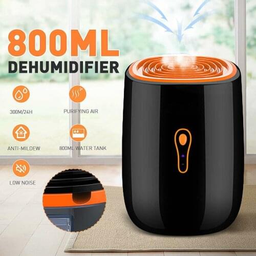 Becornce Dehumidifier 800ML 25W Low Noise Portable dryer Anti-Mildew Purification Portable Cleaning Device Air Dryer Moisture