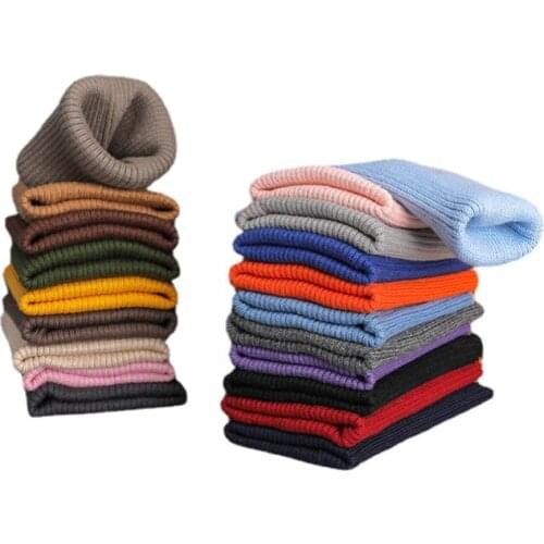 Solid Color Non Pilling Soft Comfortable Elastic Rib Pure Cotton Fabric For Childrens Clothing Accessories Material