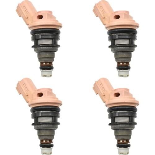 Original used 4Pc Fuel Injector Nozzle for Nissan 200SX 1995-1998 for NX 1991-1993 for Sentra 1991-1999 16600-57Y01 16600-57Y00