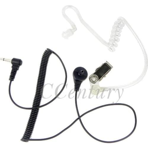 XQF 2.5mm Plug Listen-Only Air Tube Earpiece for BAOFENG Two Way Radio Speaker Microphone UV-5R UV-5RA UV-5RE Plus UV-B5