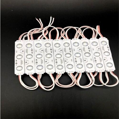 20pcs/lot DC12V 3LEDs 5730 LED Module Injection molding Waterproof high lumen super bright for Advertisement Design