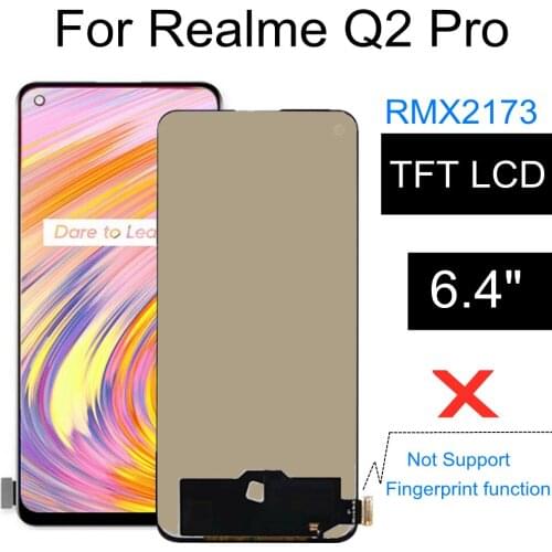 6.40" TFT LCD For Realme Q2 Pro RMX2173 LCD Display Touch Screen Digitizer Assembly Replacement