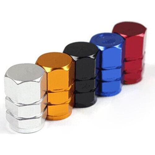 AGETUNR Aluminum Alloy Car Wheel Tire Valve Caps Tyre Rim Stem Covers Airdust Waterproof For Automobiles Motorcycles Trucks Bike