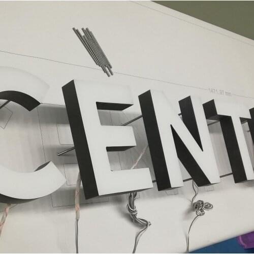 Alphabet Outdoor Acrylic Letter Customized Waterproof Sign Advertising 3D LED Signage for Christmas Decoration