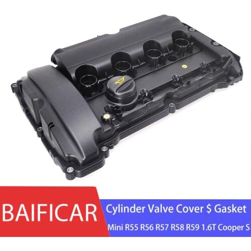 Baificar Brand New OEM Petrol Engine Cylinder Valve Cover & Gasket 11127646555 For BMW Mini Cooper S R55 R56 R57 R58