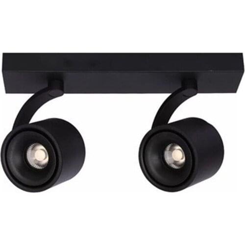 COB double head downlight 12W/20W Led downlight surface installation AC85-265V adjustable rotating led light