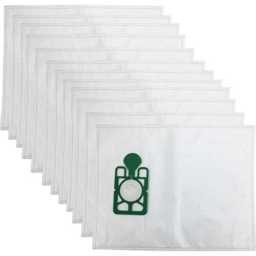 12Pcs Vacuum Cleaner Bags HEPA Filter Dust Bag Replacement For Numatic HVR200 Henry James NVH200, NRV200, NV200, NV250, NVR