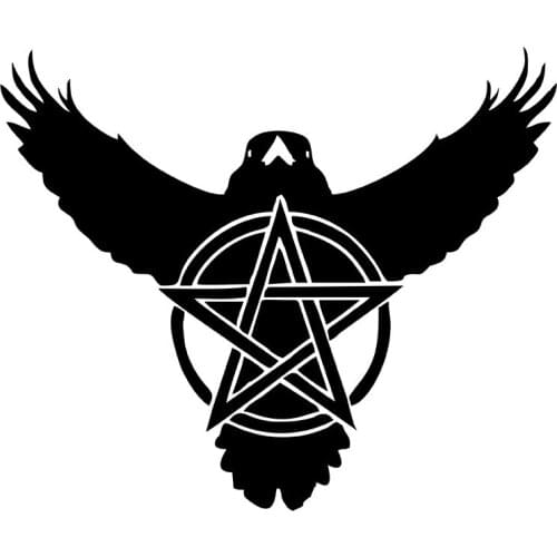 MIGNATIS - Winged Eagle and Star Label Sticker Adhesion Mural Art Decal For Car Window Loptop Decoration Vinyl Stickers Waterpro