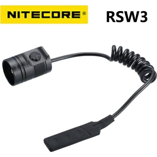 2020 NITECORE RSW3 Remote Pressure Control Switch Hunting Accessory for NEW P12 NEW P30 Tactical Flashlights