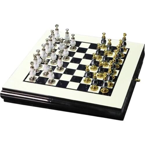 Portable Folding Chess Set International Chess Chess Pieces for All Levels