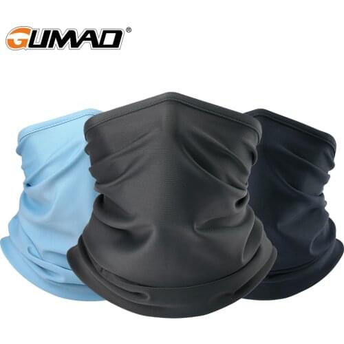 Sports Cycling Bandana Tube Scarf Running Hiking Hunting Bicycle Black Gray Neck Gaiter Outdoor Summer Cool Face Cover Men Women