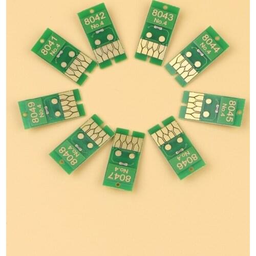 T8041 T8042 T8043 T8044 T8045 T8046 T8047 T8048 T8049 ink cartridge chip for Epson P6000 P7000 P8000 P9000 cartridge chip