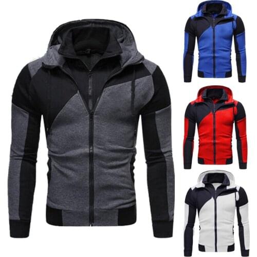 New Winter Mens Hoodies Men Slim Sweatshirts Fashion Male Hooded Jacket Oversized Streetwear Top Clothes Sports Homme Tracksuit