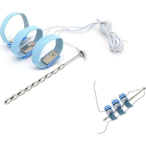 Male Penis Plug Urethral Sound Chastity Catheter Electrical Stimulation,Electro Shock Penis vibrator Accessory,Sex Toys For Men