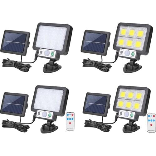 LED Split Solar Wall Light Outdoor Waterproof Motion Sensor Induction Lamp Garden Street Lighting 1set