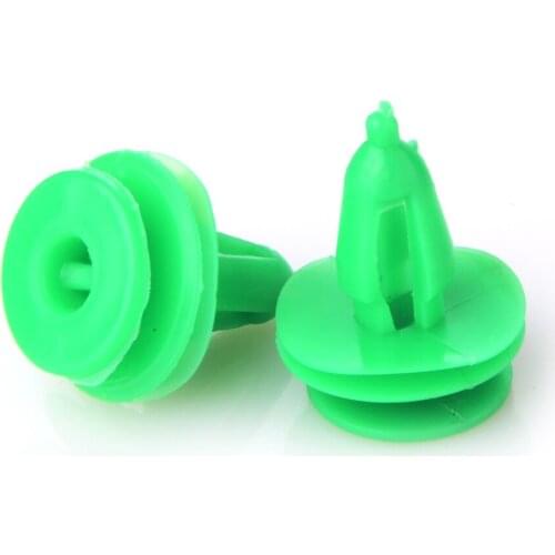 100Pcs Car Door Panel Trim Clips Fasteners 8mm Dia Hole Fender Bumper Retainer Plastic Rivet For Chrysler WJ Jeep Grand Cherokee