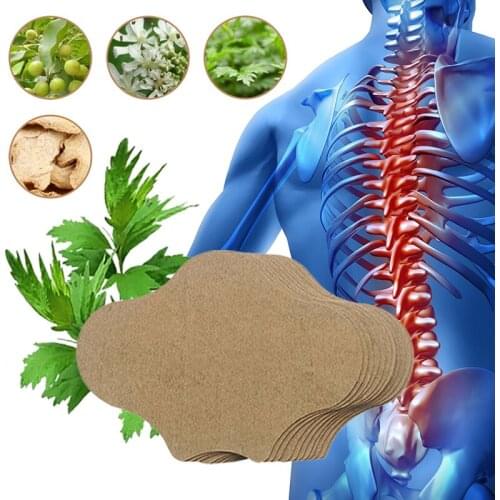 12pcs Lumbar Spine Pain Relief Patch Wormwood Knee Back Arthritis Self-heating Medical Plaster Chinese Herbal Patches