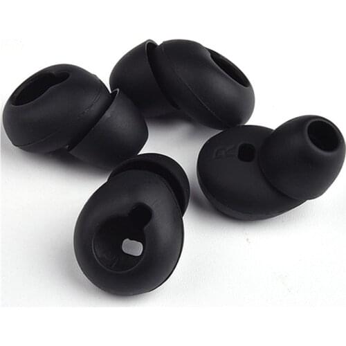 2 Pairs Medium Anti-Slip Durable Silicone Replacement Ear Gel Tip Earpads For Samsung Gear Circle Bluetooth-compatible Earphone