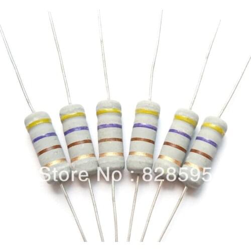 2w 470 ohm 470R ohm 100% Original New Fixed Resistor Metal Oxide Film Resistors Resistance +/- 5% (200pcs)