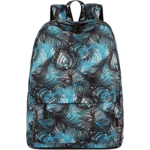 3PCS / LOT Korean Style Men Women Graffiti Backpack Fashionable Strdent School Bag Polyester Water Resistant Backpack Rucksack