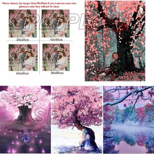 5D Diy Diamond Painting Flowers Demon Slayer Square Diamond Round Diamond Full Diamond Custom Cross Stitc Mosaic Home Decora