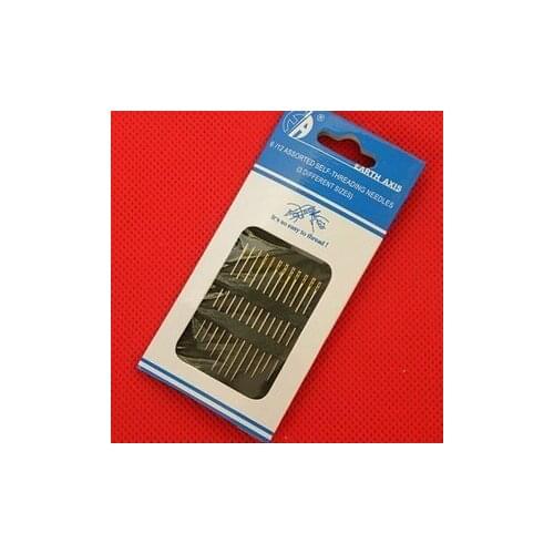 Free shipping sewing needles Self threading needle assorted