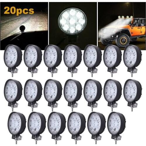 Dropshipping 4.3inch Offroad 27W LED Light Bar Spot for Truck ATV Boat SUV 4WD 4x4 Tractor LED Work Light 12V 24V