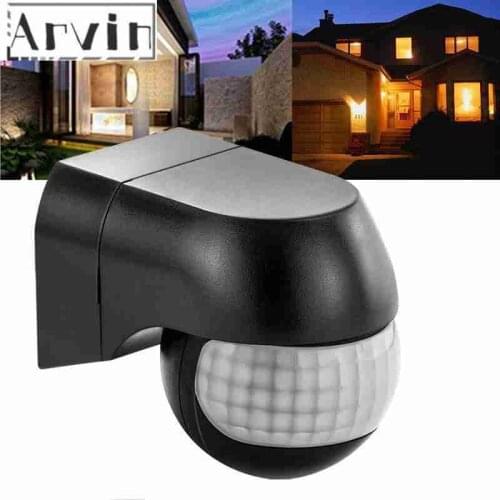 Motion Sensor 110v~230v Motion Detector Automatic Infrared PIR Sensor 180 Degree Rotating Outdoor Timer Light Switch