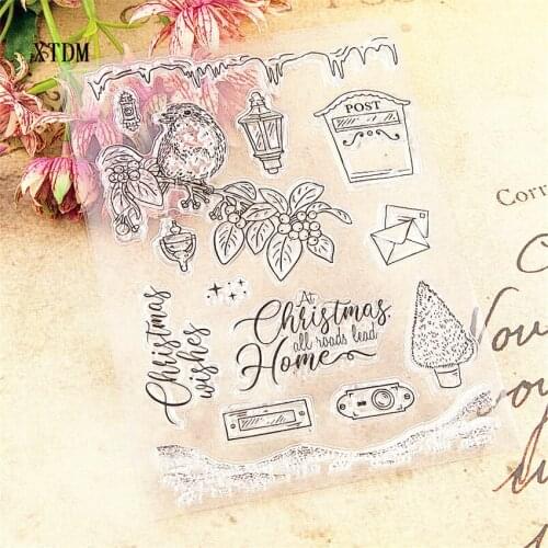 Hot sale Magpie Transparent Clear Stamps / Silicone Seals Roller Stamp for DIY scrapbooking photo album/Card Making