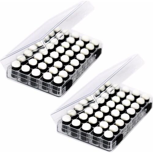 Sponge Dauber Storage Box with 40 Sponge Daubers Included - 2 Pack