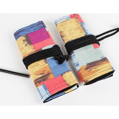 Kawaii Roll School Pencil Case Large 12/24/36/48/72 Pencilcase for Girls Boy Pen Bag Cute Pencil-case Stationery Pouch Kit