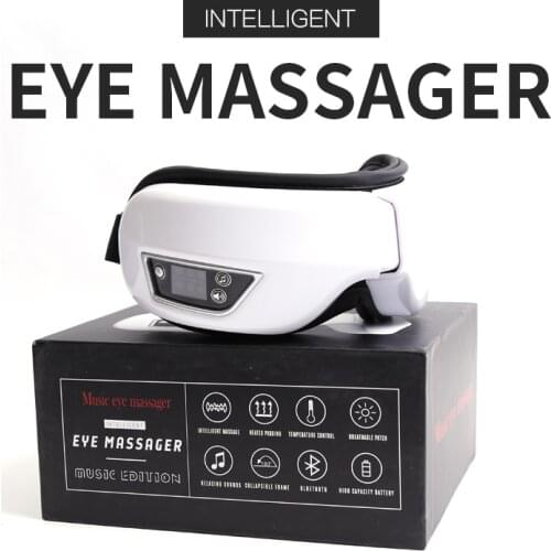 Rechargeable Electric Bluetooth Music Eye Massager Air Pressure Heating Vibration Eye Fatigue Relieve Health CareTools Eye Relax