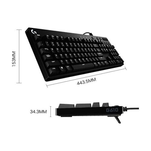 Logitech G610 Wired Mechanical Gaming Keyboard Full-size Backlight Eat Chicken Keyboard Cherry Red Switch