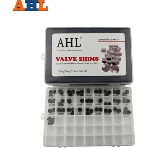 AHL 84pcs Motorcycle Engine Parts 10mm Adjustable Valve Shim Complete Washers Refill Kit For Aprilia