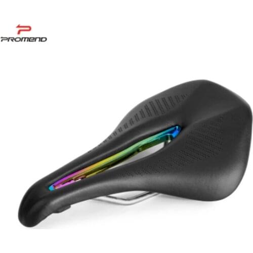 PROMEND MTB Bicycle Seat Saddle Hollow Mountain Bike Road Bike Racing Saddles PU Ultralight Breathable Soft Seat Cushion