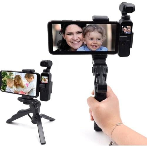 Foldable Tripod For DJI Osmo Pocket Multi Functional Mount for Osomo 4K video 3-axis Gimbal Bracket Holder Phone