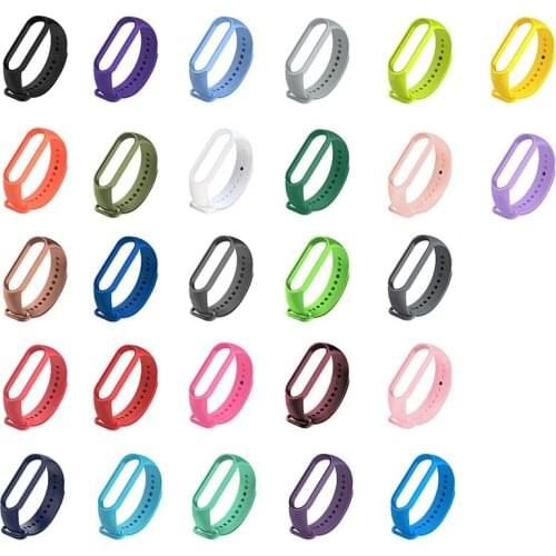 Smart Bracelet For Xiaomi Mi Band 5 Sport Strap Watch TPU+TPE Silicone Wrist Strap For Xiaomi Mi Band 5 Bracelet Miband 5 Strap