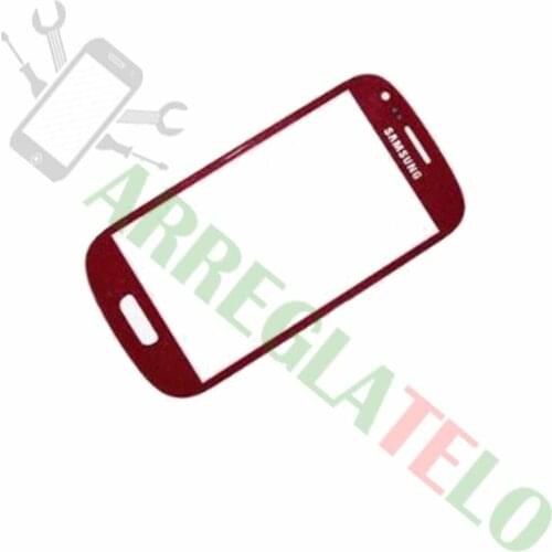 Glass digitizer touch screen for Samsung Galaxy S3 Mini I8190 Red