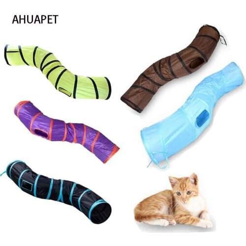 Ferret Tunnel Chat Dropshipping 2020 Best Selling Products Cat Tunnel Supplies S-shape Kitten Foldable Kitten Interactive Toy