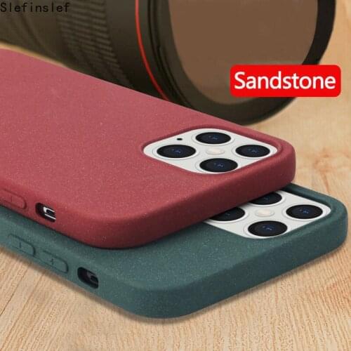 Ultra-Thin Sandstone Matte Case For iPhone 12 Pro Scrub Soft Back Cover For iPhone 11 Pro XS MAX XR X 6 6S 7 8 Plus Slim Cases