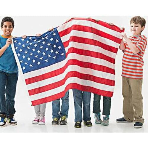 High Quality American Flag Double Sided Printed Polyester USA Great President Flag Grommets American Flag 60x90cm 150x90cm