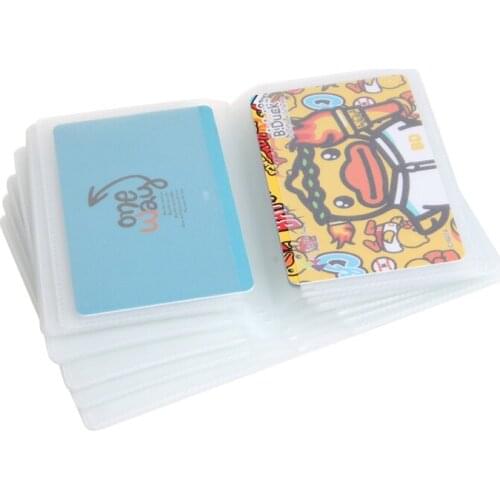 YYDS 5 x 6Page 24Card Plastic Wallet Insert For Bifold Business Credit Card Holds