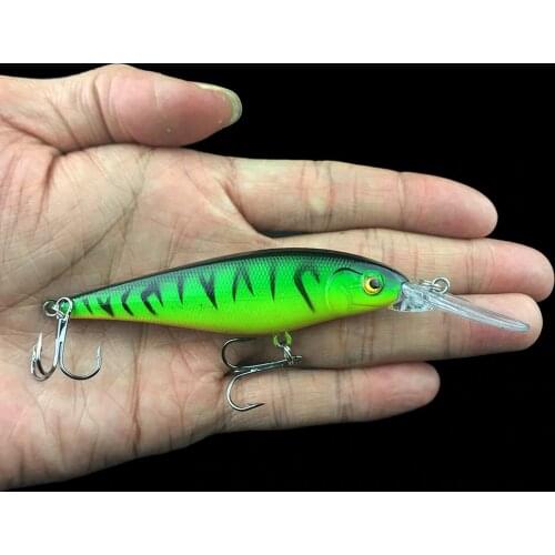 Super Quality 20 Colors Hard Bait Minnow Fishing lures Bass Fresh Salt water japan sea 3D Eyes Wobbler Tackle Crankbait Pesca