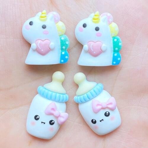 10/20Pcs New Cute Mixed Cartoon Animals Flat Back Resin Cabochons Scrapbooking DIY Jewelry Craft Decoration Accessorie K85