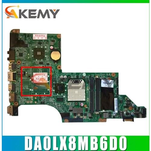 AKemy Laptop motherboard For HP Pavilion DV7 DV7-4000 Mainboard 605496-001 605496-501 DA0LX8MB6D0