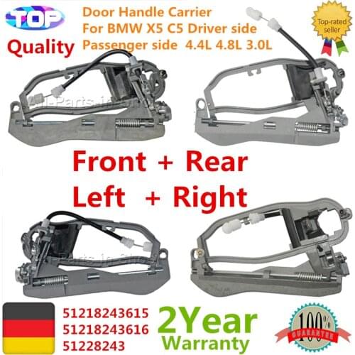 AP03 51218243615 51218243616 51228243 Front Rear Left Right Door Handle Carrier For BMW X5 E53 Driver Passener 4.4L 4.8L 3.0L