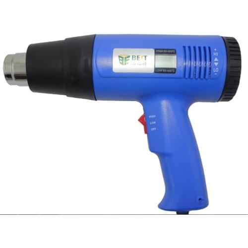 Free shipping BEST-8016 temperature digital LCD displayer handhold hot air gun 1600W