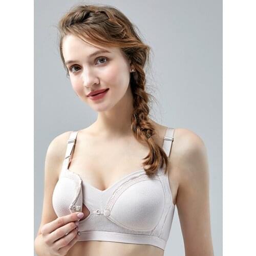 Breastfeeding Bras Maternity Open Nursing Bra for Feeding Nursing Underwear Clothes for Pregnant Lingerie Women Intimate Clothes