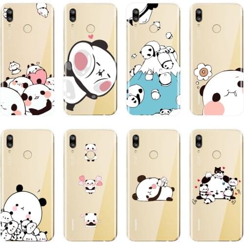 Phone Case For Huawei P9 P10 P20 Lite Pro Plus P Smart Silicone Cute Panda Back Cover For Huawei P7 P8 P9 Lite Mini 2017 Case
