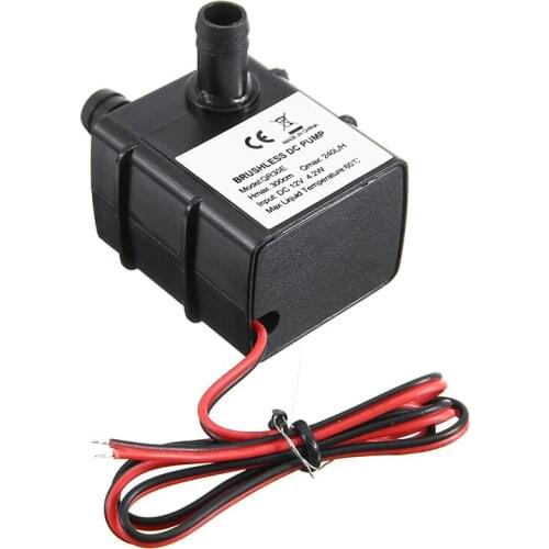 DC 12V 4.2W Ultra-quiet Mini Brushless Water Pump 240L/H Submersible Fountain Fish Tank Aquarium Water Circulating Device